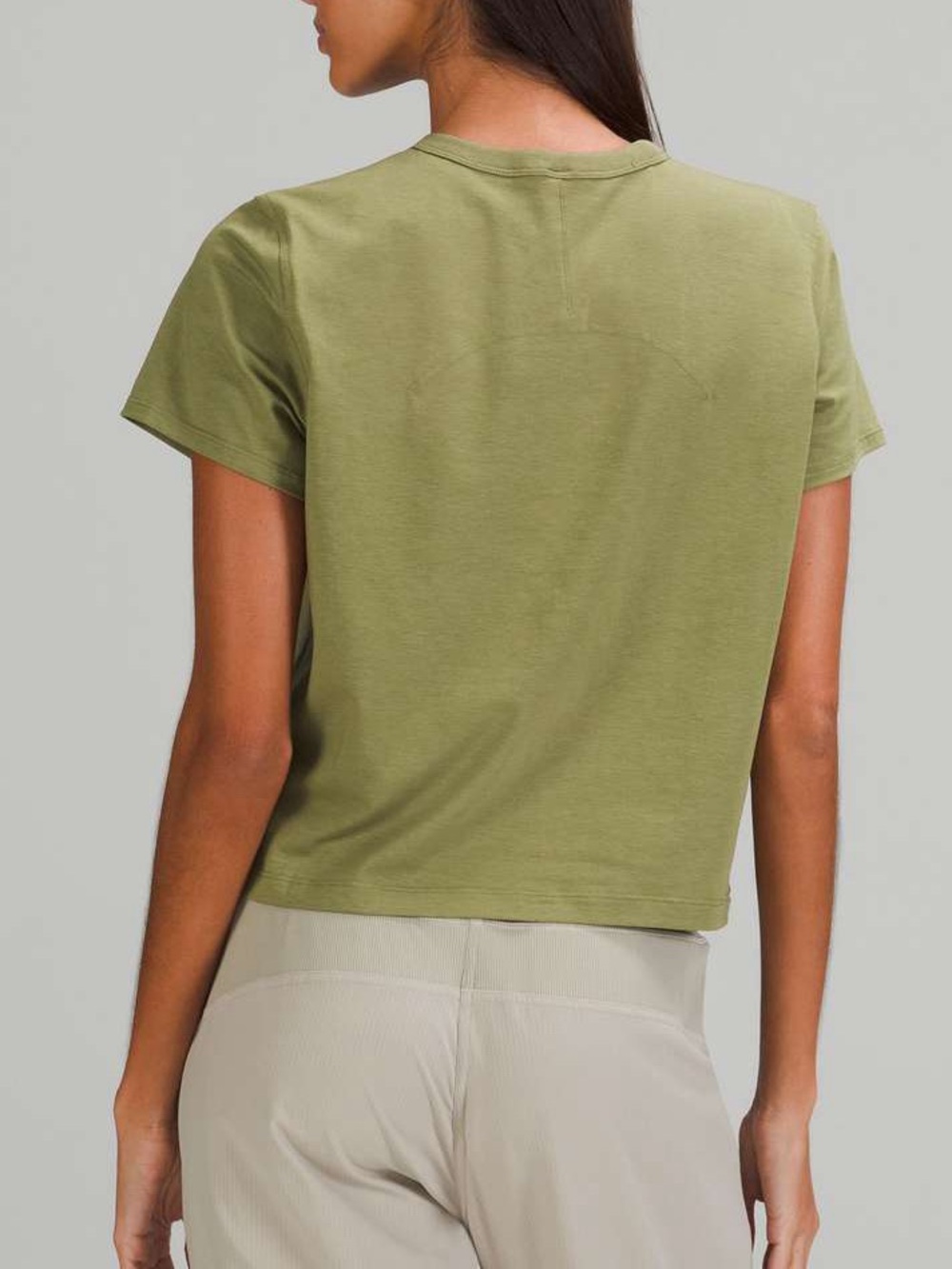 Lululemon Classic-Fit Cotton-Blend T-Shirt in Bronze Green - Picture 6 of 7